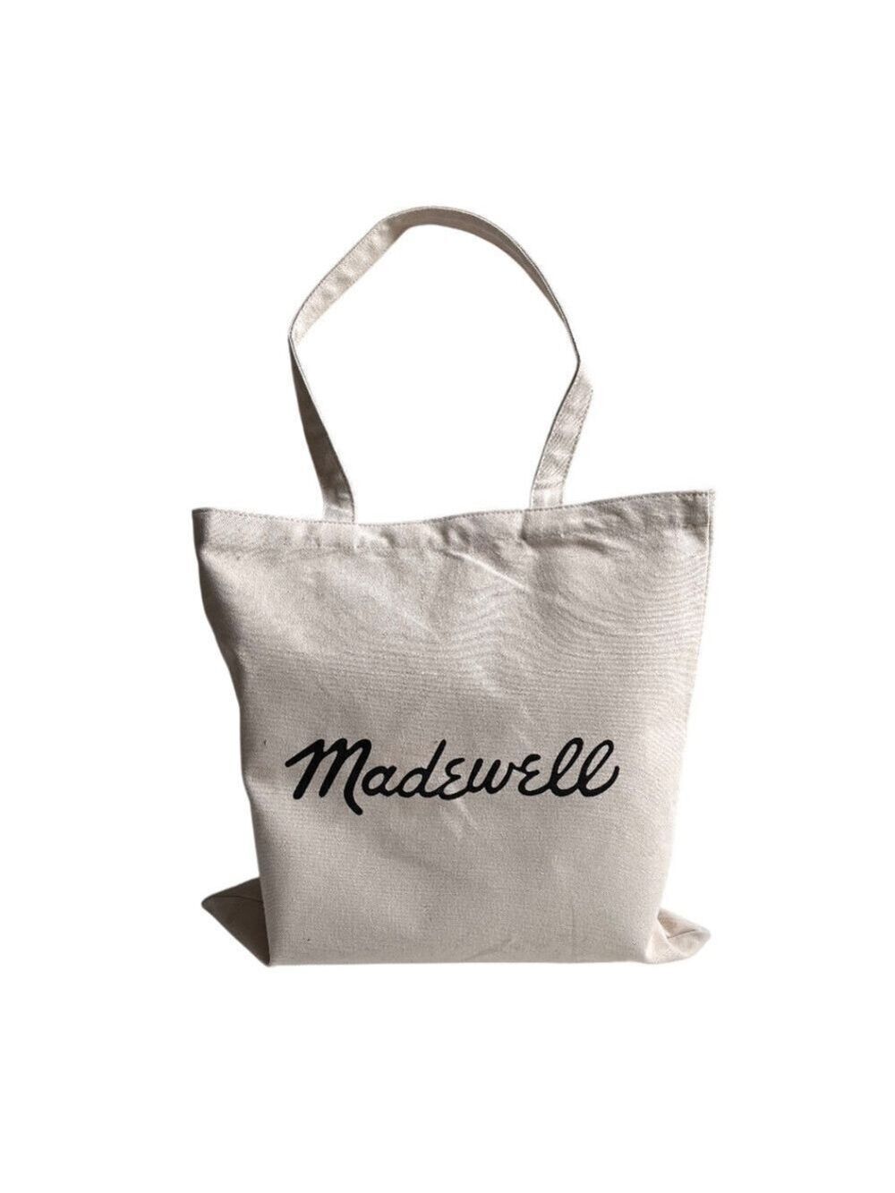 NWOT Madewell Natural Canvas Do Well Shopping Tote Bag